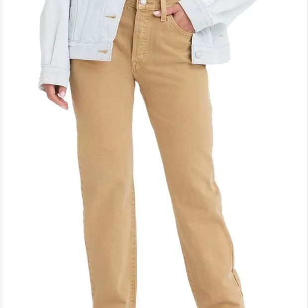 리바이스 오리지널501 탄 컬러 버튼플라이