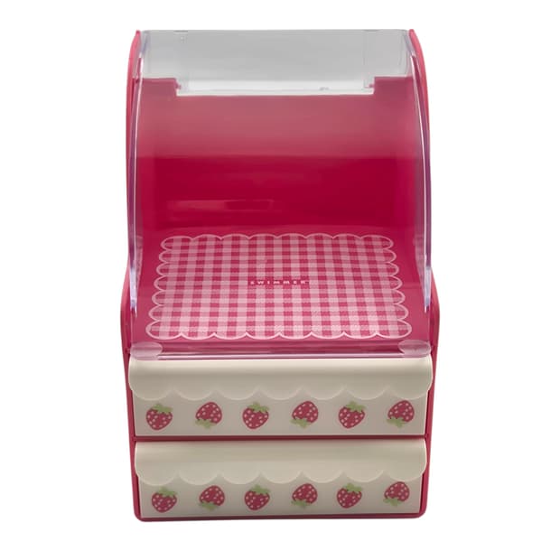 스위머 레트로 딸기 캐비닛 2단 서랍