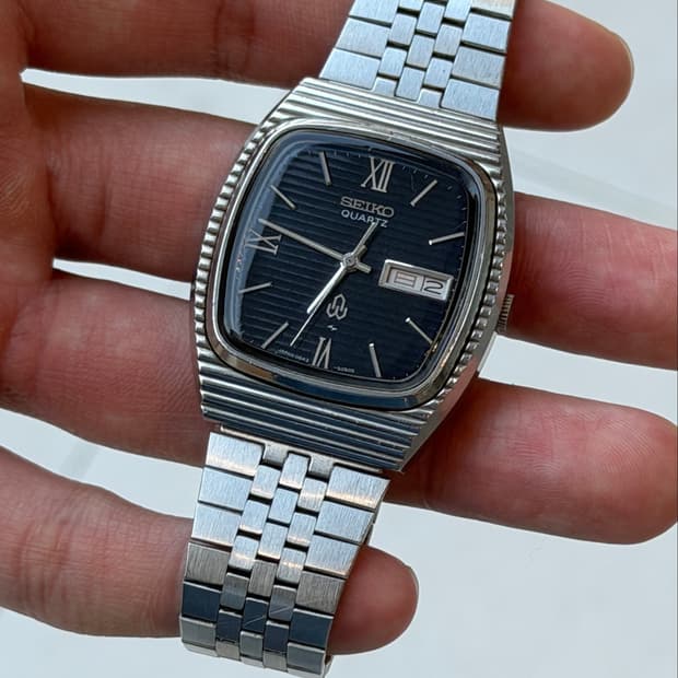 SEIKO quartz Navy Stripe Dial