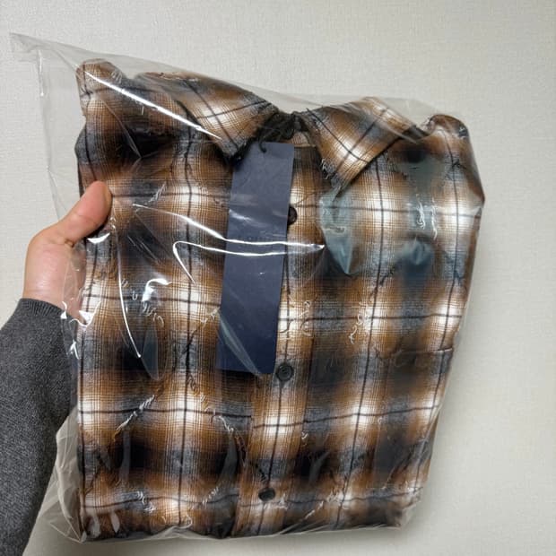 (48) 준지 25fw 아가일 패턴 셔츠