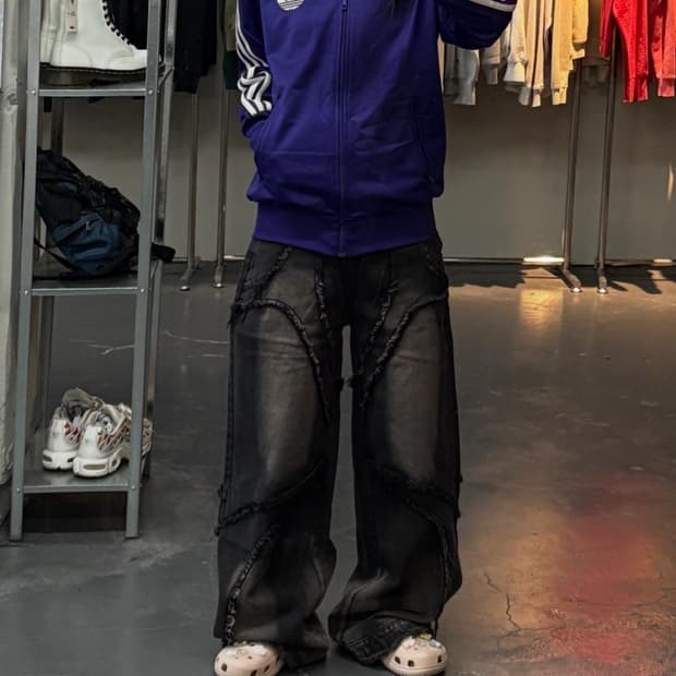 아디다스 파이어버드 트랙탑 퍼플 져지 A3002