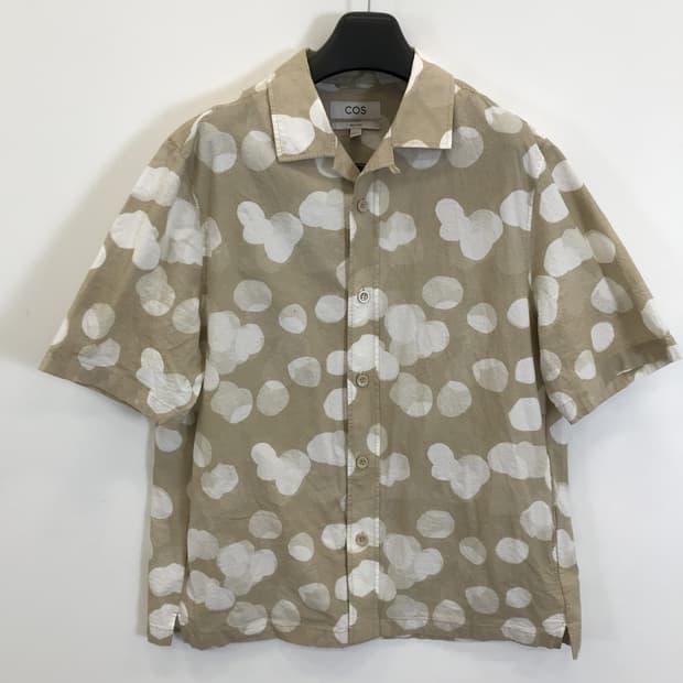 COS 코스 도트 오버 반팔셔츠 [L]