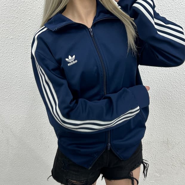 아디다스 베켄바우어 투웨이 네이비 트랙탑 XL