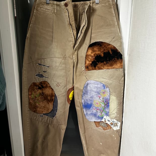 캐피탈 카츠라기 님팬츠 베이지