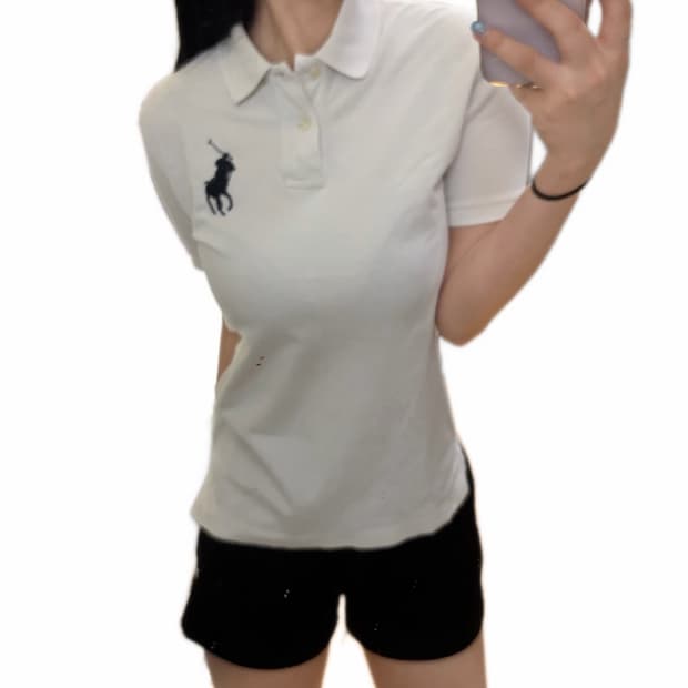 폴로 랄프로렌 빅포니 화이트 카라티 PK
