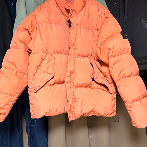 스톤아일랜드 크링클랩스 24fw 오렌지 L