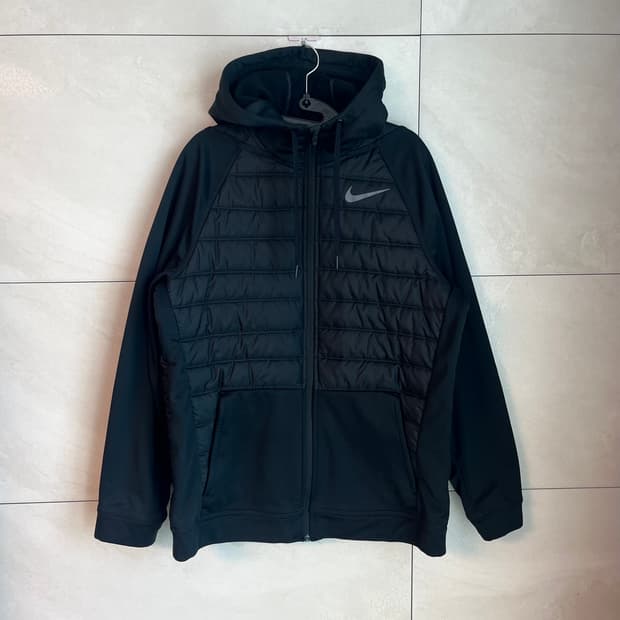 [2XL] 나이키 스우시 에어 경량 후드집업 블랙