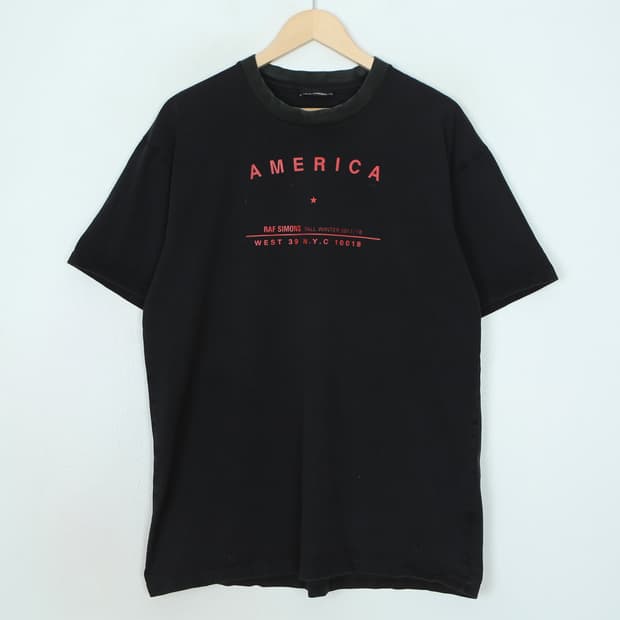 라프시몬스 아메리카 투어 반팔