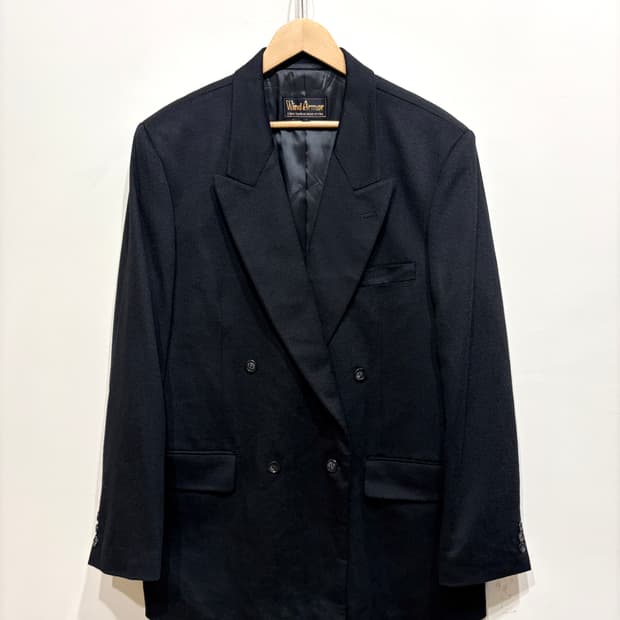 윈드아머 퓨어 캐시미어 더블 블레스티드 블레이저 자켓