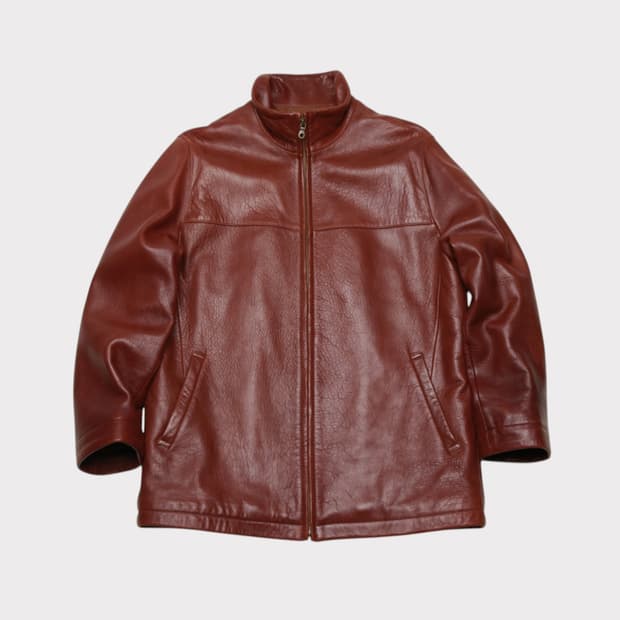 [XL] 마에스트로 빈티지 브라운 램스킨 자켓
