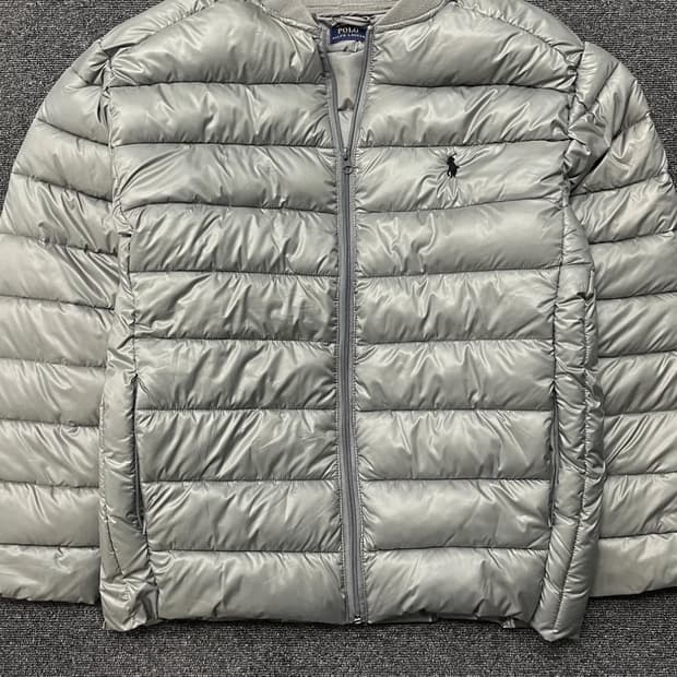 폴로 그레이 패딩