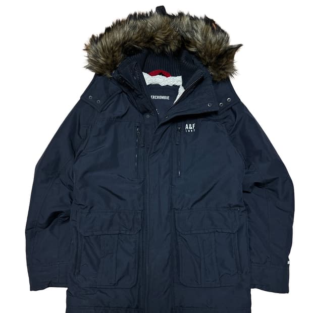 아베크롬비 안감 양털 패딩 점퍼