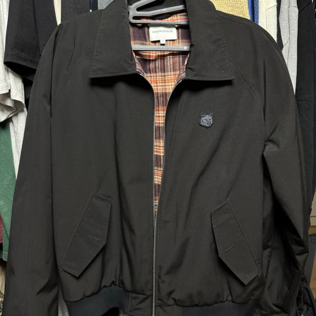 메종키츠네 해링턴자켓 M