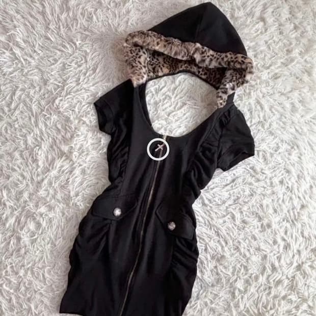 Ma*rs 레오파드 원피스 오네갸루 갸루 