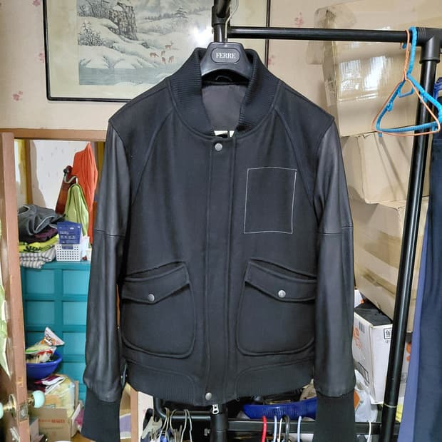 [solov]추동용 바시티 패딩 자켓 XL(100~슬림105)사이즈