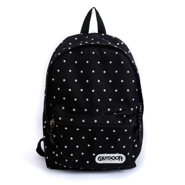 [OUTDOOR PRODUCTS] 블랙컬러 스타 패턴 데이팩