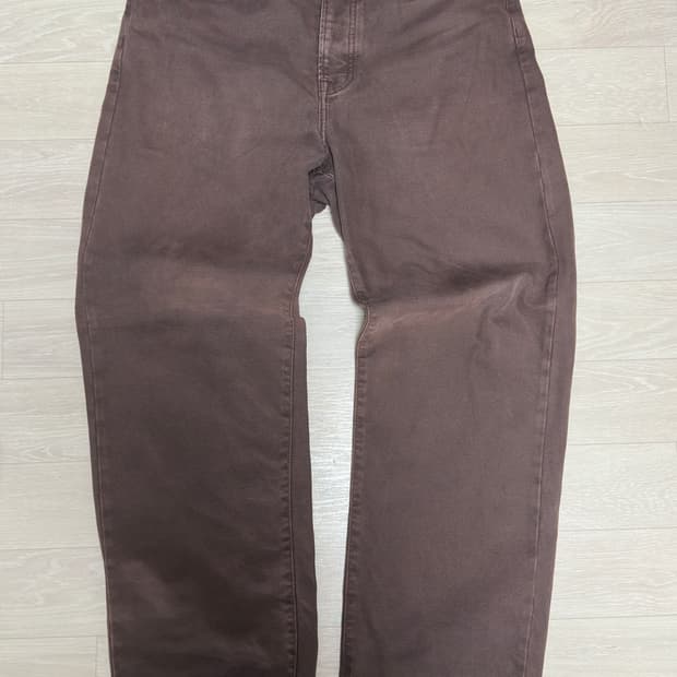 스투시 25시즌 클래식진 워시드 캔버스 브라운 팬츠(32)