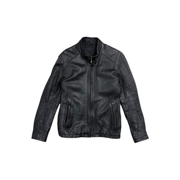 로칠드 이태리 가죽 자켓 블랙