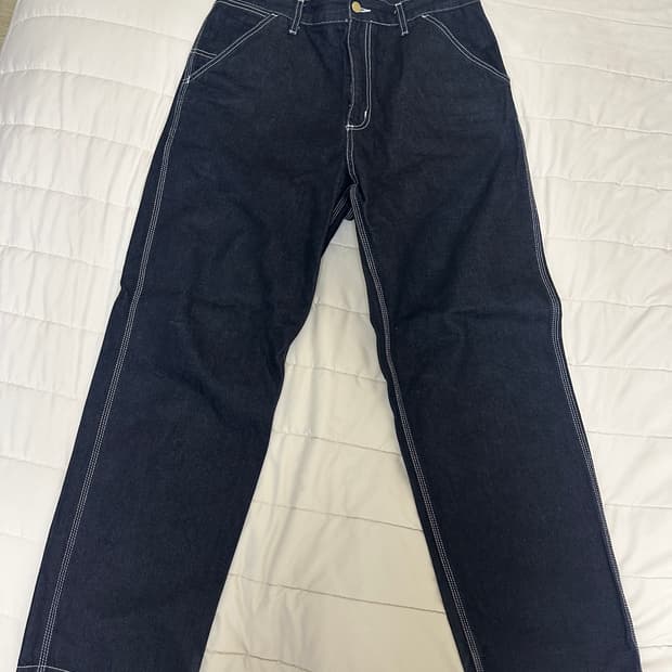 칼하트 샘플 팬츠 생지데님 32