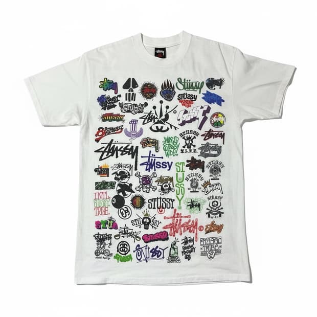 00s Stussy all logo M