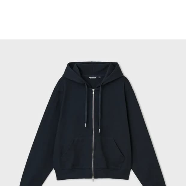 벨리에 후드집업 블랙 105 사이즈