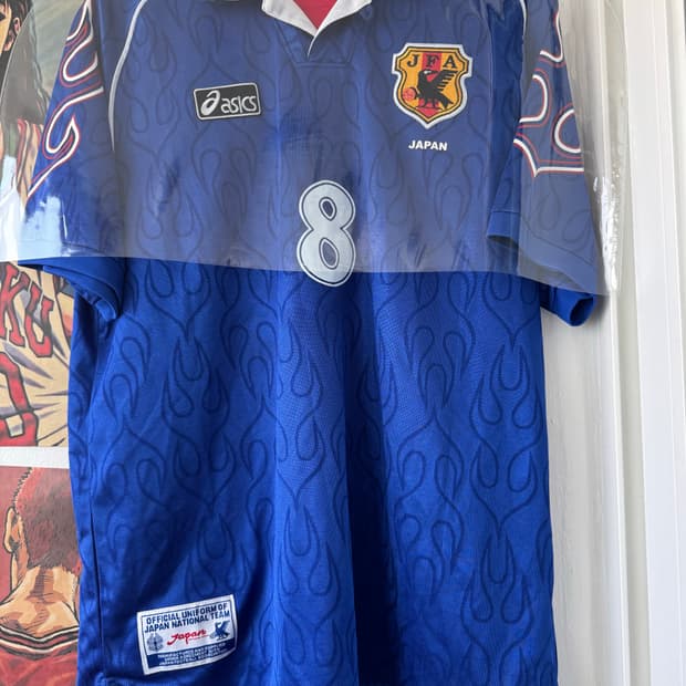 (희귀템)98년도 일본 국대축구 나카타 유니폼(아식스) 