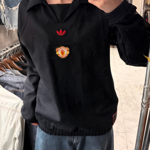 (정품/M) 아디다스 맨체스터 유니이티드 아이콘 드릴탑 a1