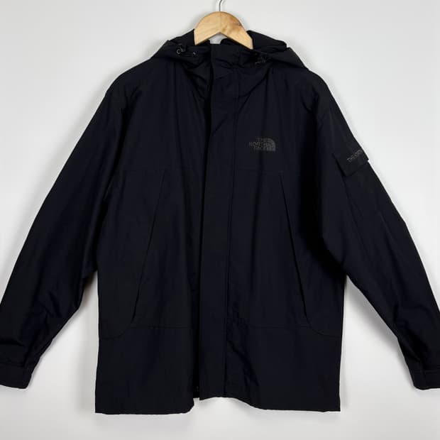 노스페이스 후드 바람막이 자켓