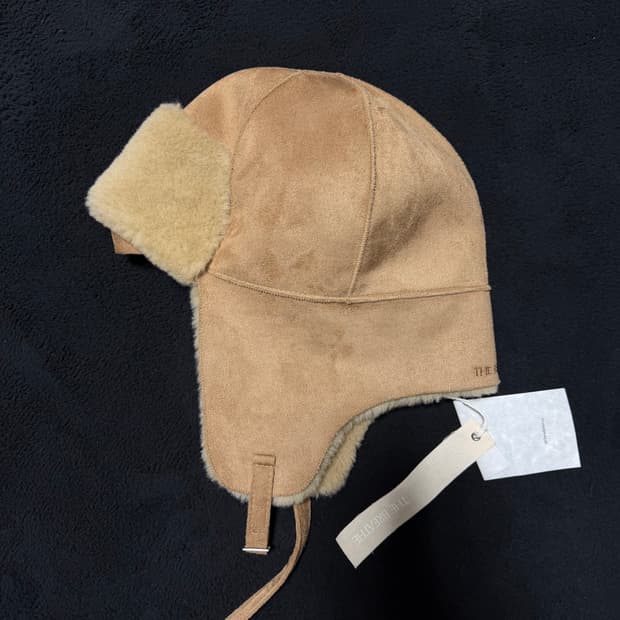 브리드 스웨이드 모자