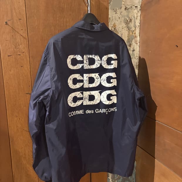 꼼데가르송 굿디자인샵 CDG 네이비 코치자켓
