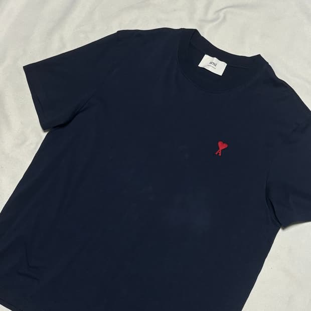 XXL 아미 네이비 반팔 티셔츠 