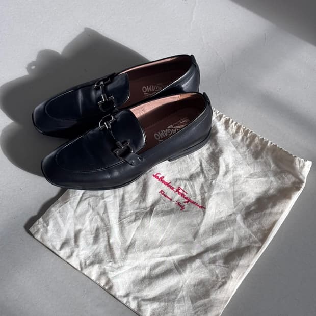 Vintage Ferragamo Leather Loafer