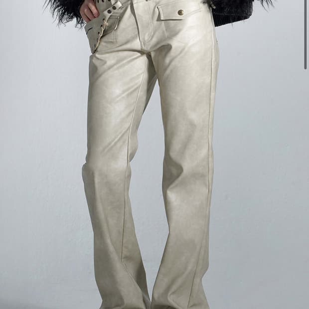 스컬프터 western fanny pack pants