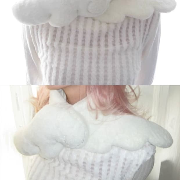 엔시티위시 유우시 착용 키씽유 날개 머플러