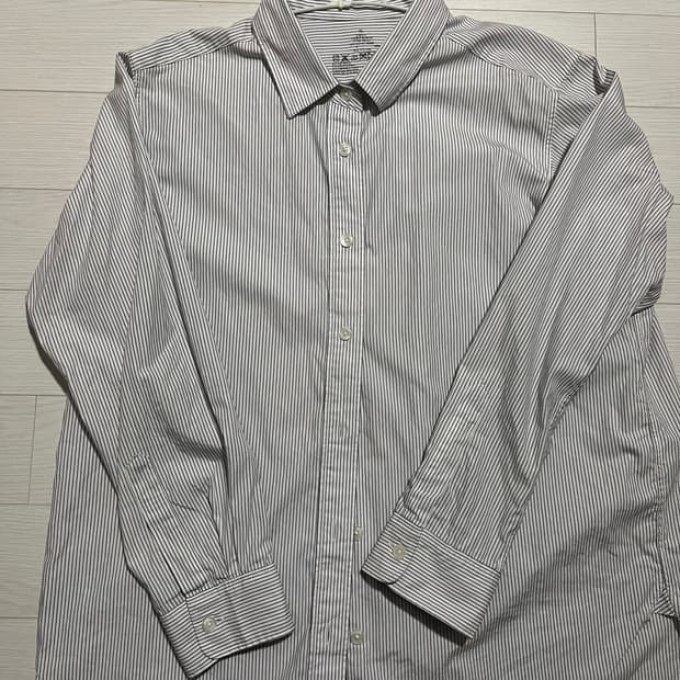 무인양품 스트라이프 셔츠