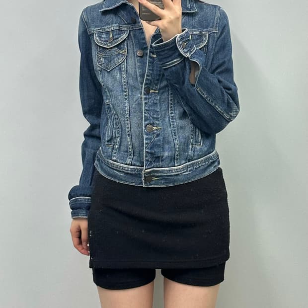 아베크롬비 y2k 와투케 빈티지디테일 데님자켓