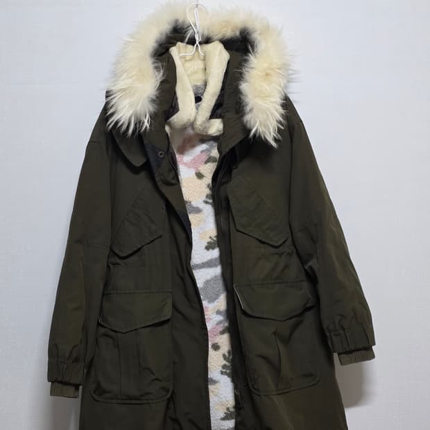 베네통 털 야상