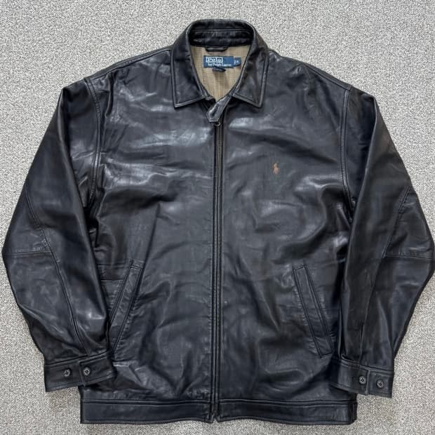 폴로 램스킨 레더자켓
