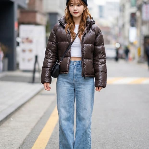 NFL 엔에프엘 글로시 숏패딩 점퍼