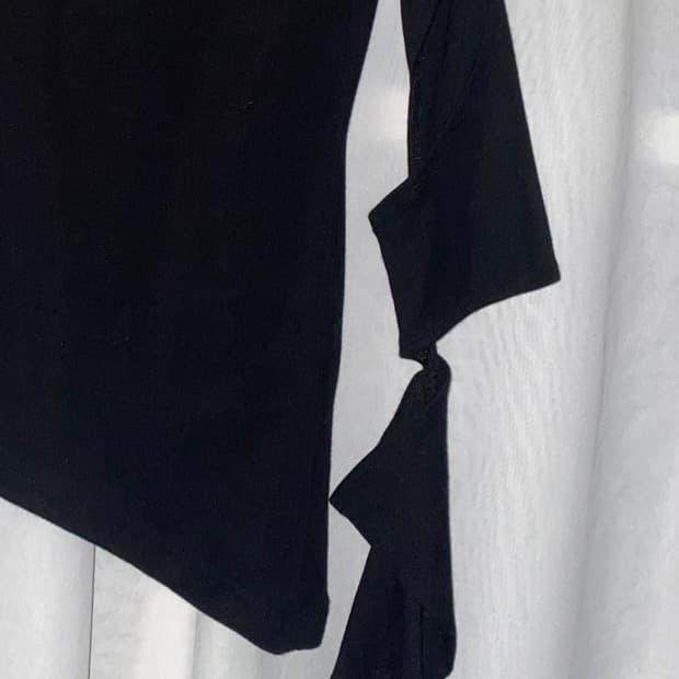 DUST DEVIL LONG SLEEVE BLACK 트임 언발