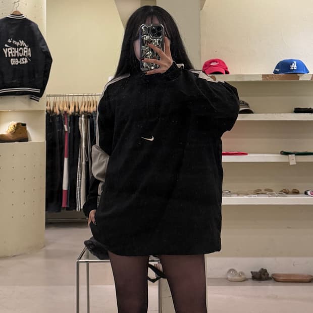 나이키 빈티지 JPN 스우시 반집업 웜업 U1441