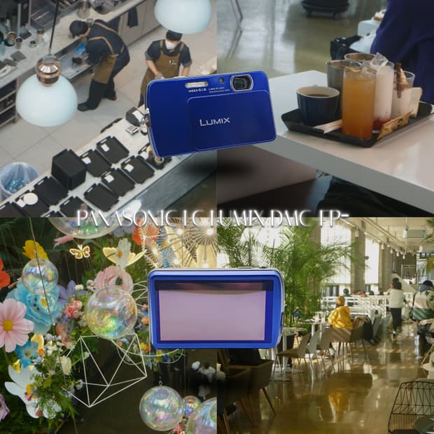 작례⭕️ 파나소닉 루믹스 DMC-FP7  빈티지 디카 디지털카메라