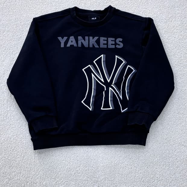 130 MLB 베이직 로고 맨투맨 티셔츠 0306E