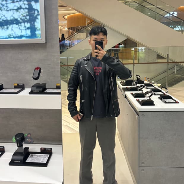 올세인츠 라이더 자켓 BK 