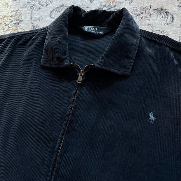 폴로 90s 일판 코듀로이 바라쿠다 자켓