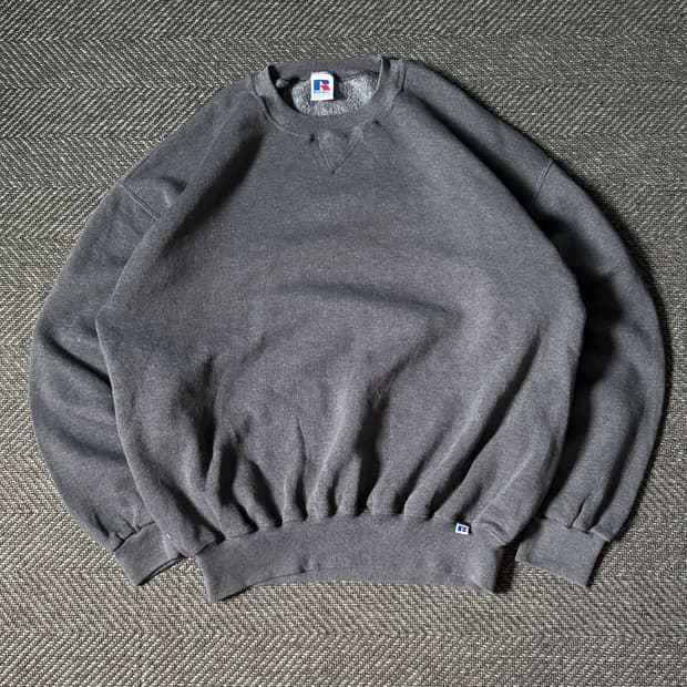 90s 러셀 애슬레틱 블랭크 빈티지 스웻셔츠 (105-110)