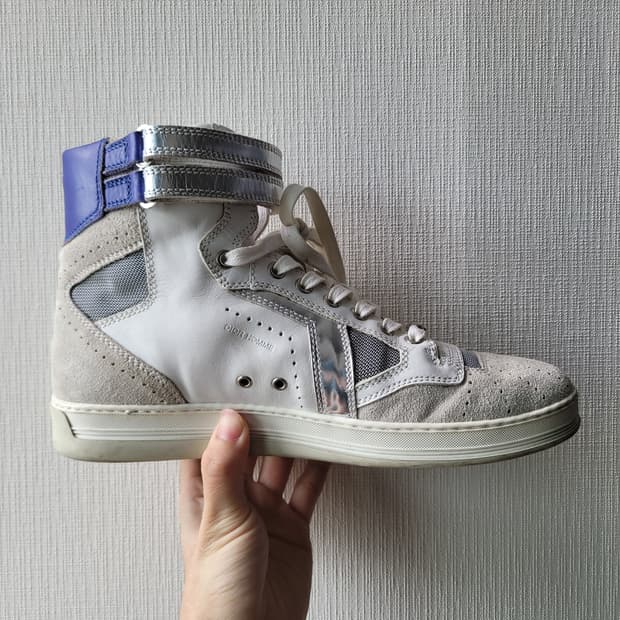 Dior homme 08fw double strap hightop