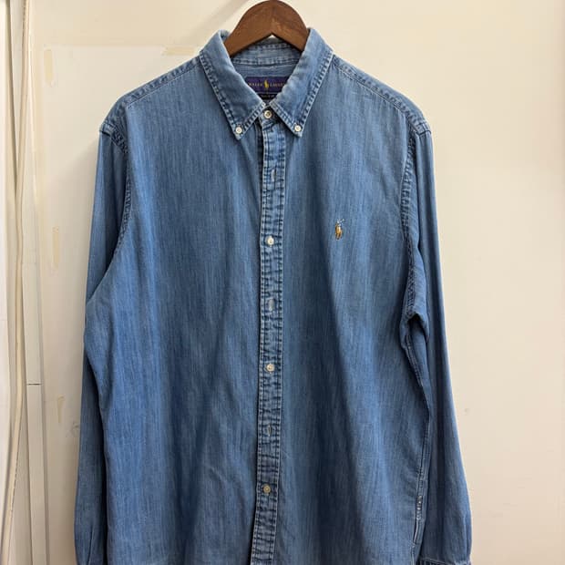 N78. 폴로 청 셔츠