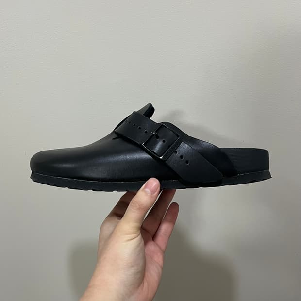 Rick Owens X Birkenstock Boston shoes