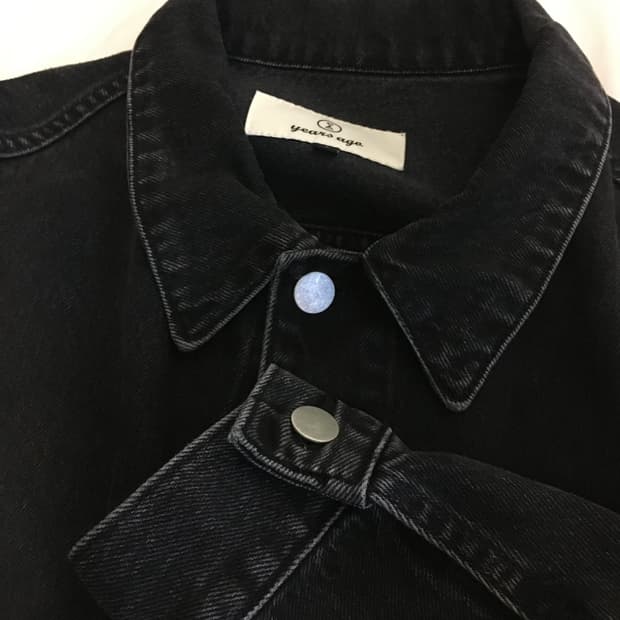 이얼즈어고 데님 트러커 흑청 01-2